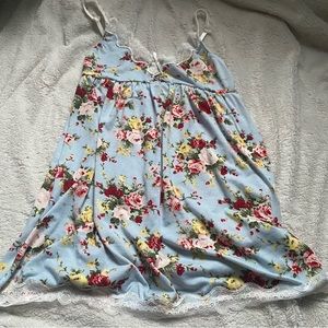 Babydoll floral lace dress